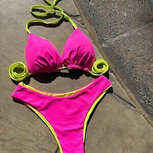 Lubyswim Gina Handmade Brazilian Swimsuits Set / M